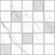 Мозаика Black&White (Блэк энд Вайт) 307x307 белая K-60/CR(LR)/m14