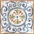 Декор настенный Виченца Майолика 150x150 бежевый HGD\A152\17000