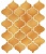 Плитка настенная Арабески Майолика 260x300 желтая 65009