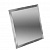 Плитка зеркальная Квадрат 100x100 серебро (с фацетом 10 мм)