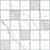 Мозаика Black&White (Блэк энд Вайт) 307x307 белая K-60/CR(LR)/m14